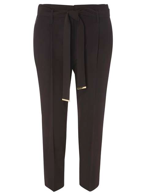 **Petite Black Cropped Trousers